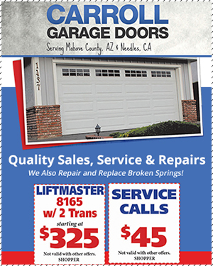 Garage Door Repair Coupons Specials Carroll Garage Doors